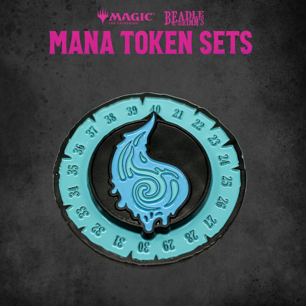 Magic the Gathering Dice and Token Pack Blue Mana - Versand: 5-7 Tage nach Bestellung