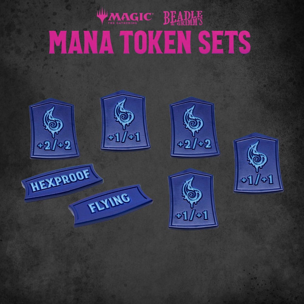 Magic the Gathering Dice and Token Pack Blue Mana - Versand: 5-7 Tage nach Bestellung