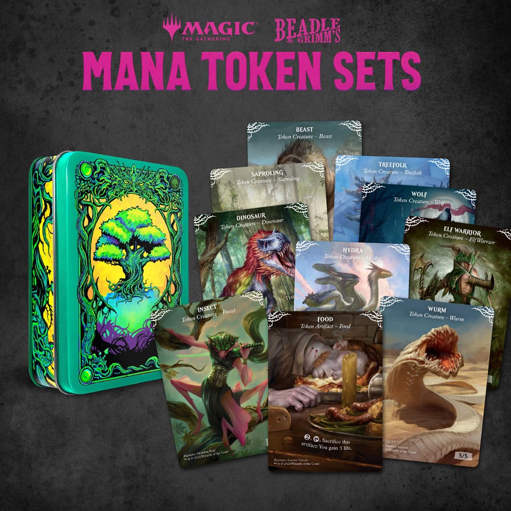 Magic the Gathering Dice and Token Pack Green Mana - sofort verfügbar