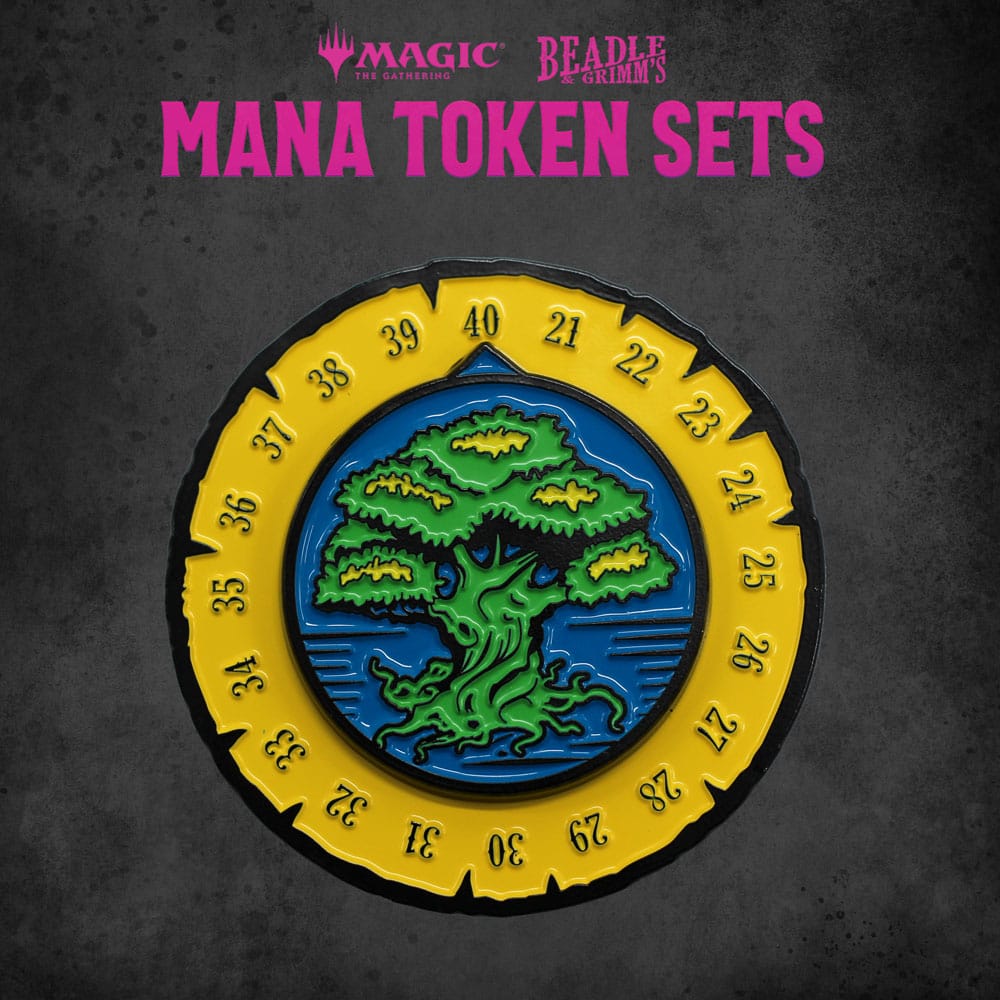 Magic the Gathering Dice and Token Pack Green Mana - sofort verfügbar