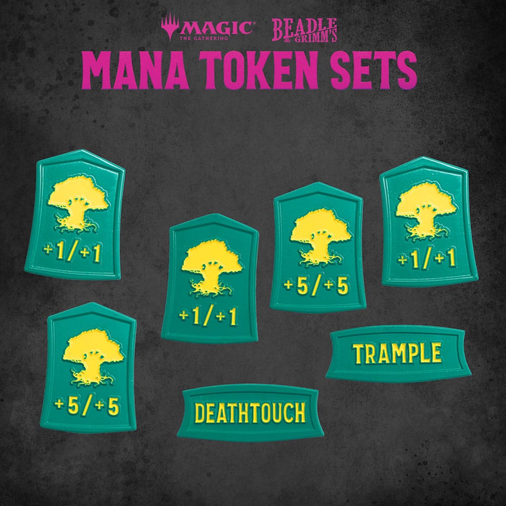 Magic the Gathering Dice and Token Pack Green Mana - sofort verfügbar
