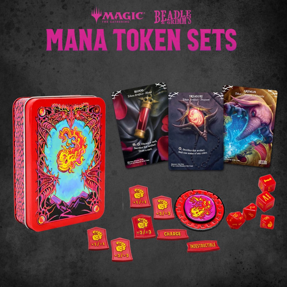 Magic the Gathering Dice and Token Pack Red Mana - sofort verfügbar