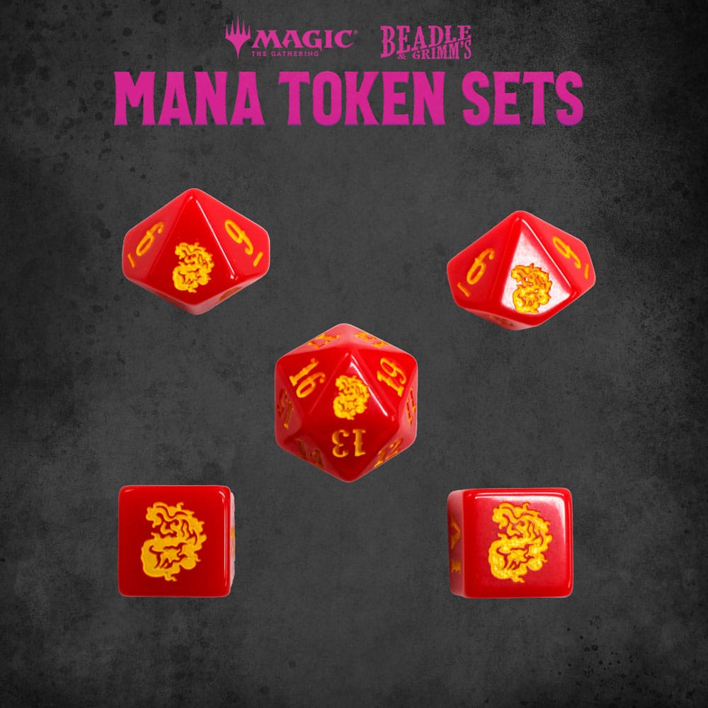 Magic the Gathering Dice and Token Pack Red Mana    - Preorder - ETA: 12.12.2025