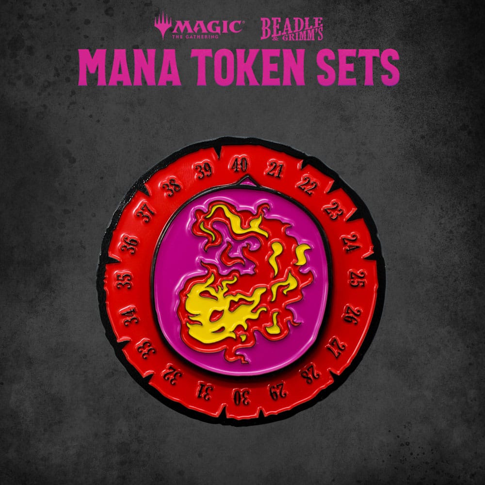 Magic the Gathering Dice and Token Pack Red Mana    - Preorder - ETA: 12.12.2025
