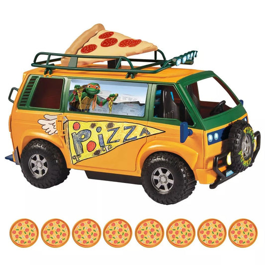Teenage Mutant Ninja Turtles: Mutant Mayhem Fahrzeug Pizzafire Van 20 cm - Versand: 5-7 Tage nach Bestellung