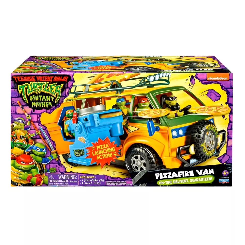 Teenage Mutant Ninja Turtles: Mutant Mayhem Fahrzeug Pizzafire Van 20 cm - Versand: 5-7 Tage nach Bestellung