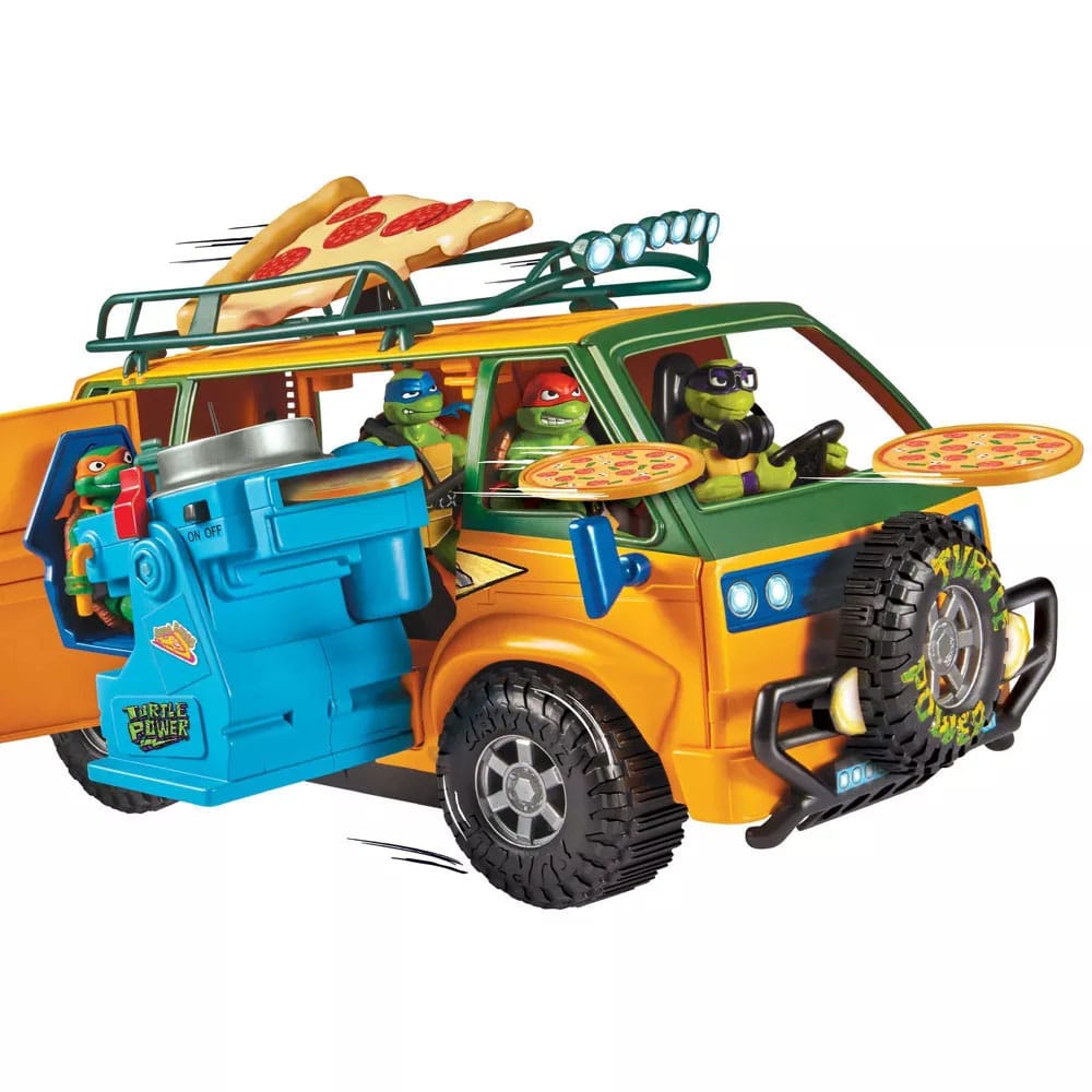 Teenage Mutant Ninja Turtles: Mutant Mayhem Fahrzeug Pizzafire Van 20 cm - Versand: 5-7 Tage nach Bestellung