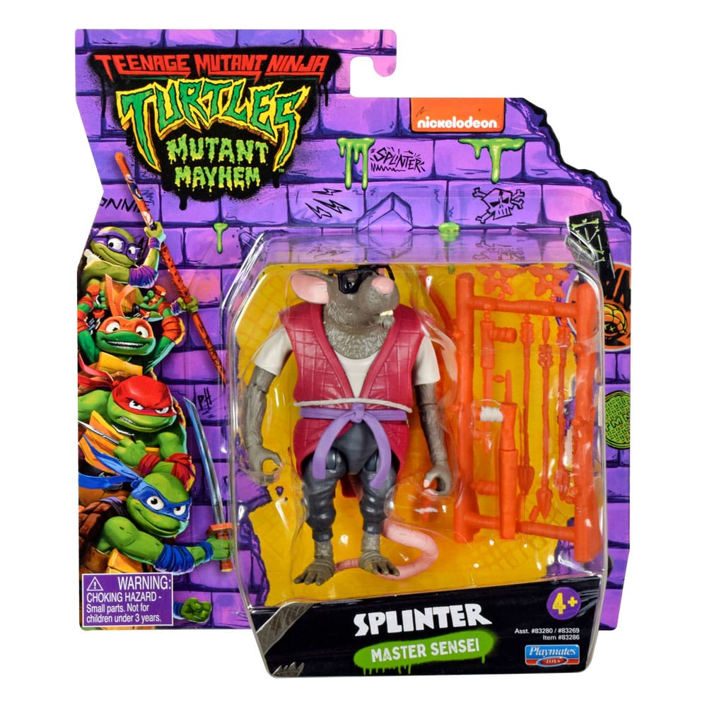 Teenage Mutant Ninja Turtles: Mutant Mayhem Actionfigur Splinter 10 cm - Preorder - ETA: 25.11.2025