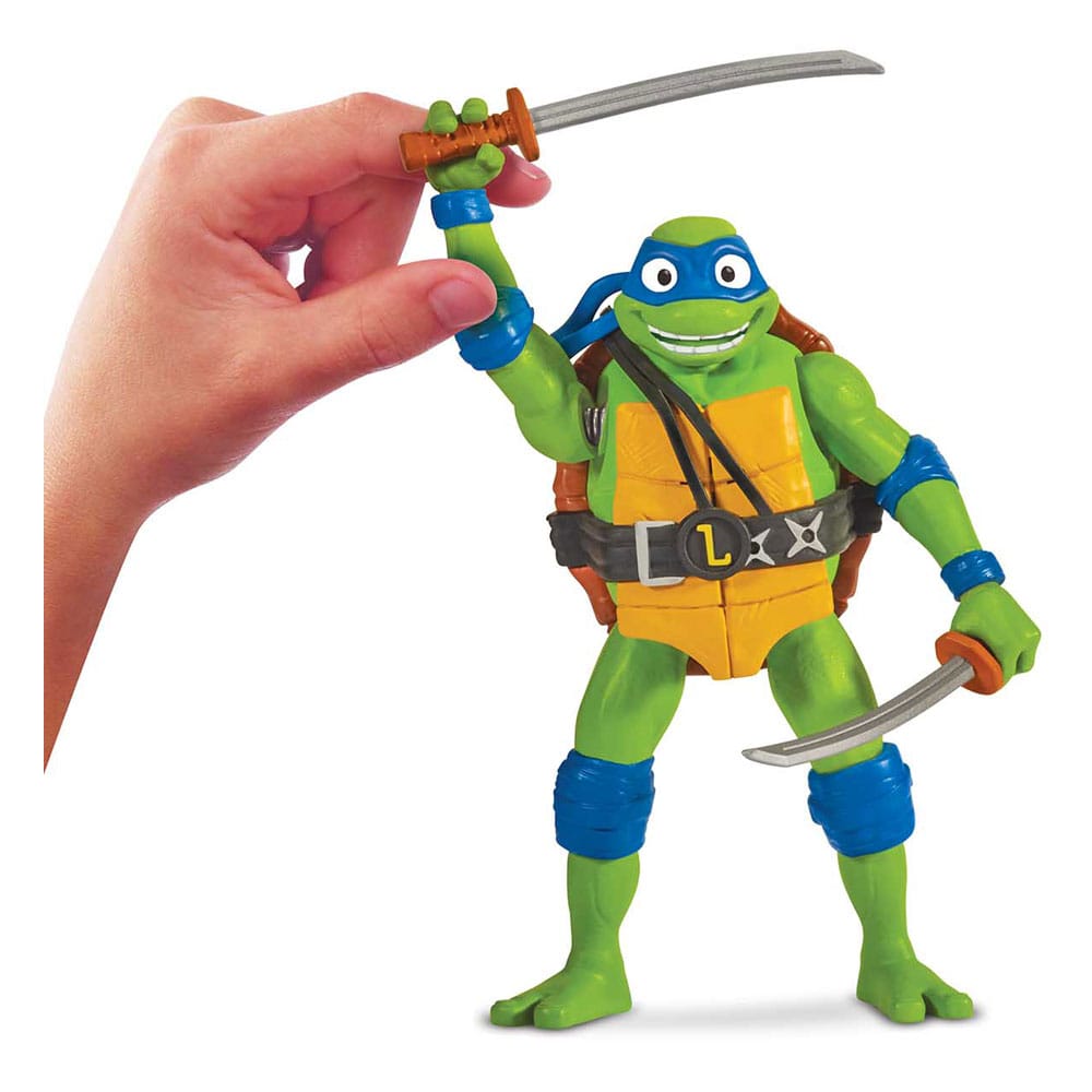 Teenage Mutant Ninja Turtles: Mutant Mayhem Ninja Shouts Action Figur Leonardo 14 cm - Versand: 5-7 Tage nach Bestellung