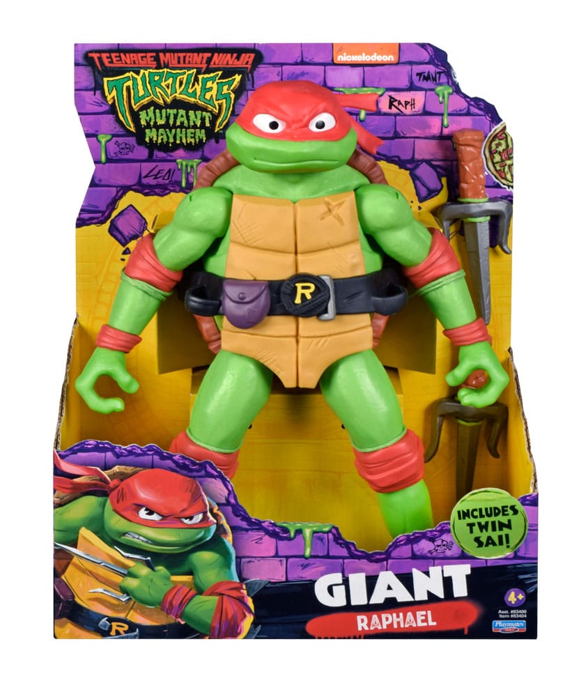 Teenage Mutant Ninja Turtles: Mutant Mayhem Action Figur Giant Raphael 30 cm - Versand: 5-7 Tage nach Bestellung