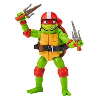 Teenage Mutant Ninja Turtles: Mutant Mayhem Action Figur Raphael & Scooter mit Seitenwagen 11 cm - Versand: 5-7 Tage nach Bestellung