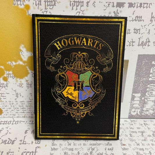 Harry Potter Notizbuch Hogwarts Black   - Versand: 5-7 Tage nach Bestellung