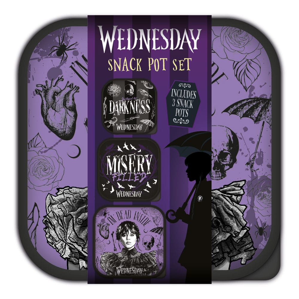 Wednesday Lunchboxen 3 in 1 Snack Pots - Versand: 7 Tage nach Bestellung