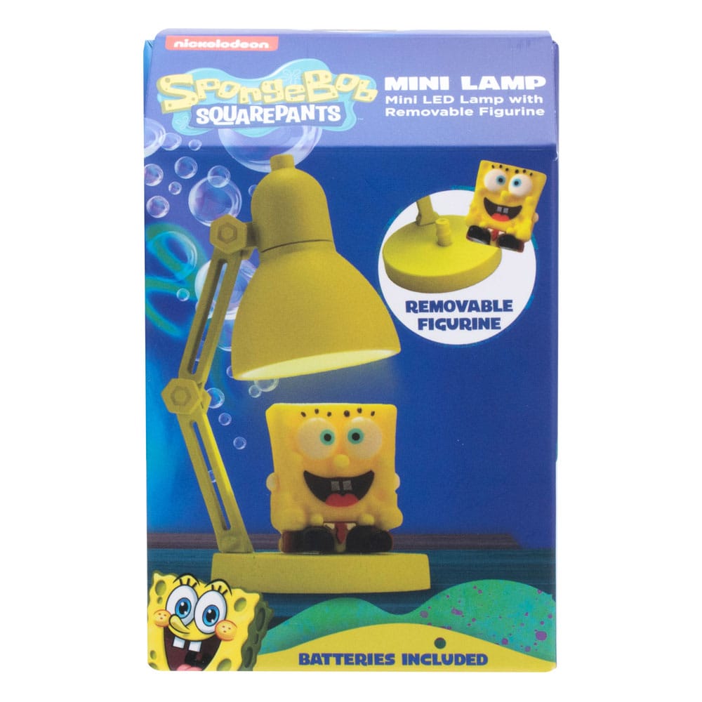 SpongeBob Schwammkopf Mini LED-Lampe mit Figur 10 cm - Versand: 5-7 Tage nach Bestellung