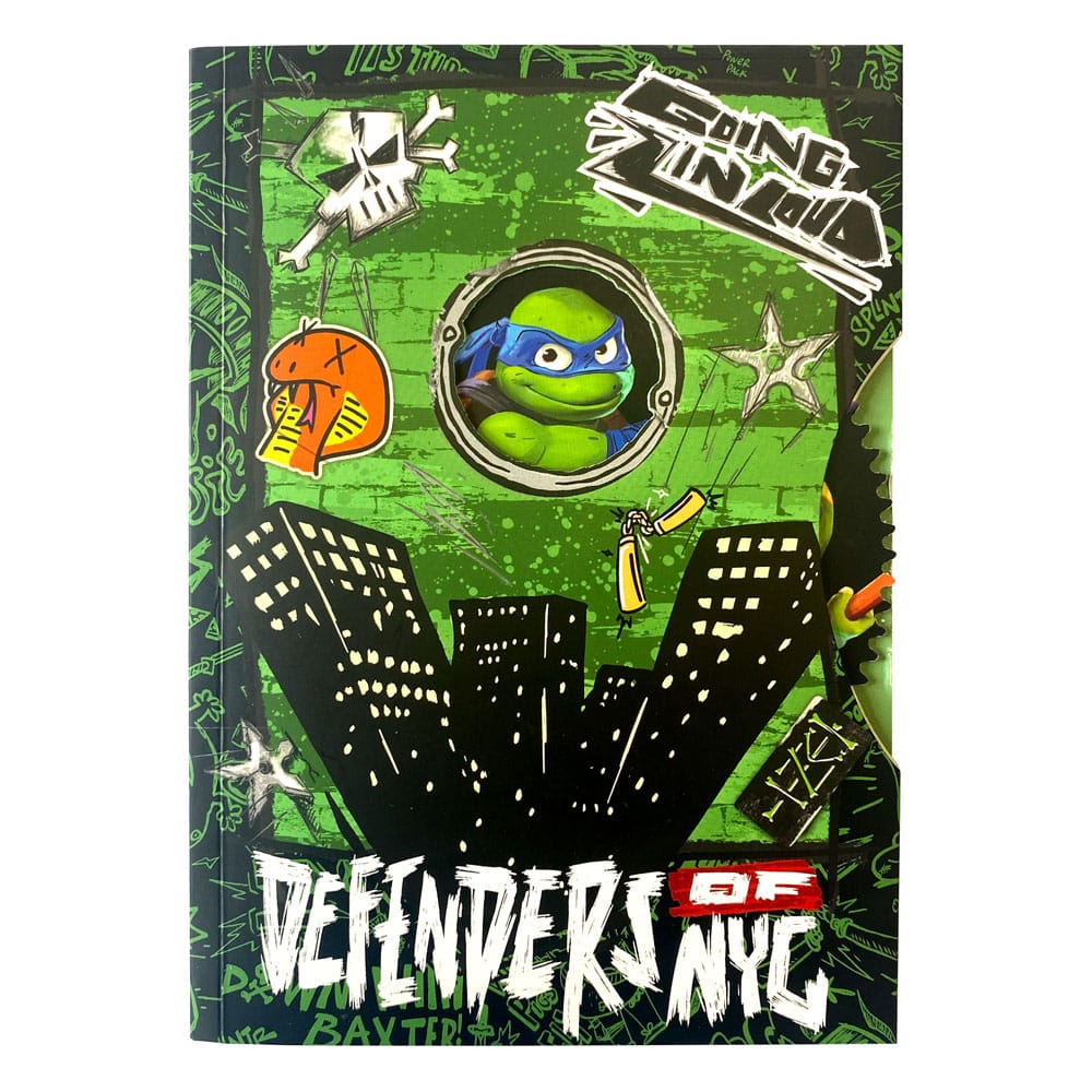 Teenage Mutant Ninja Turtles Notizbuch - Versand: 5-7 Tage nach Bestellung