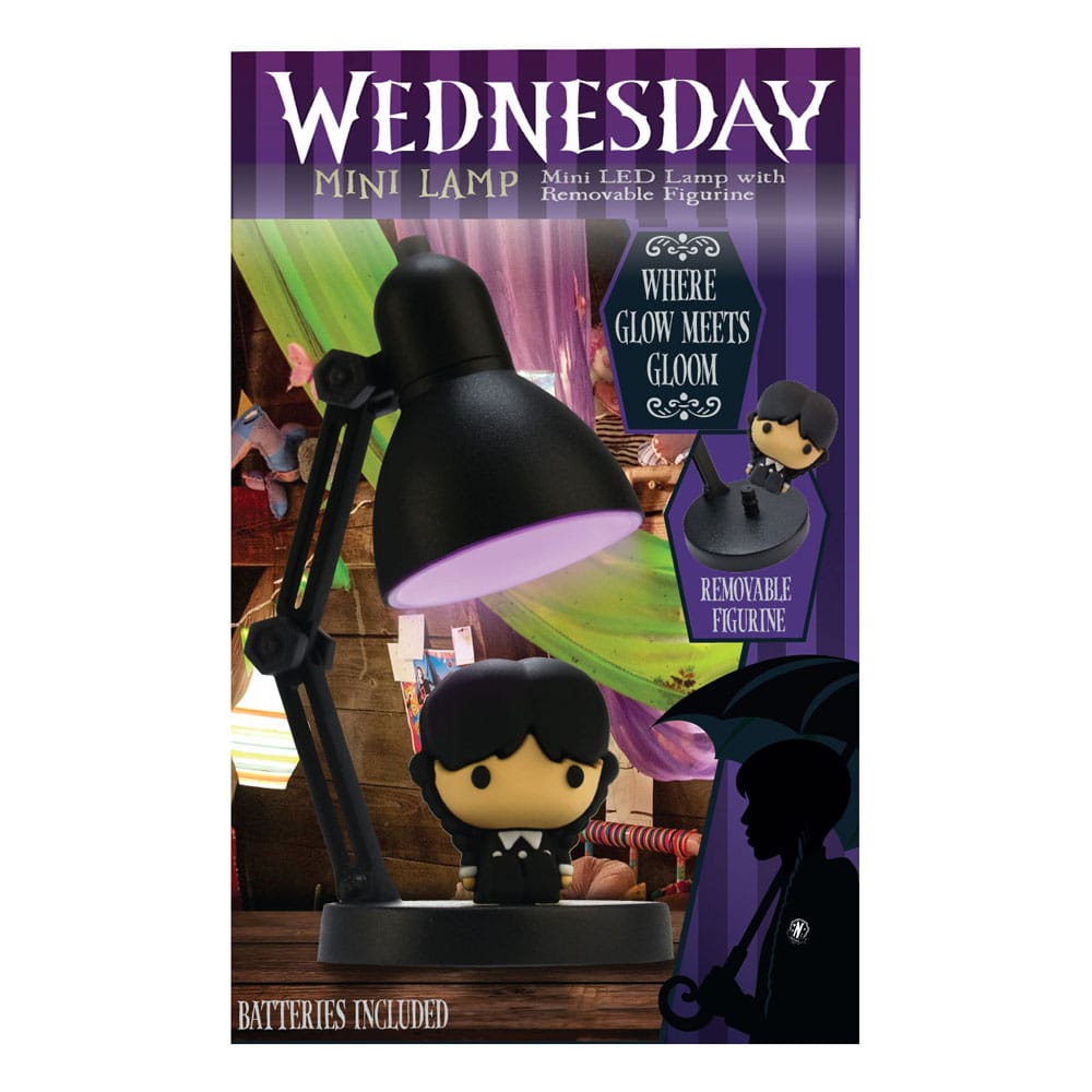 Wednesday Mini LED-Lampe mit Figur 10 cm - Versand: 7 Tage nach Bestellung
