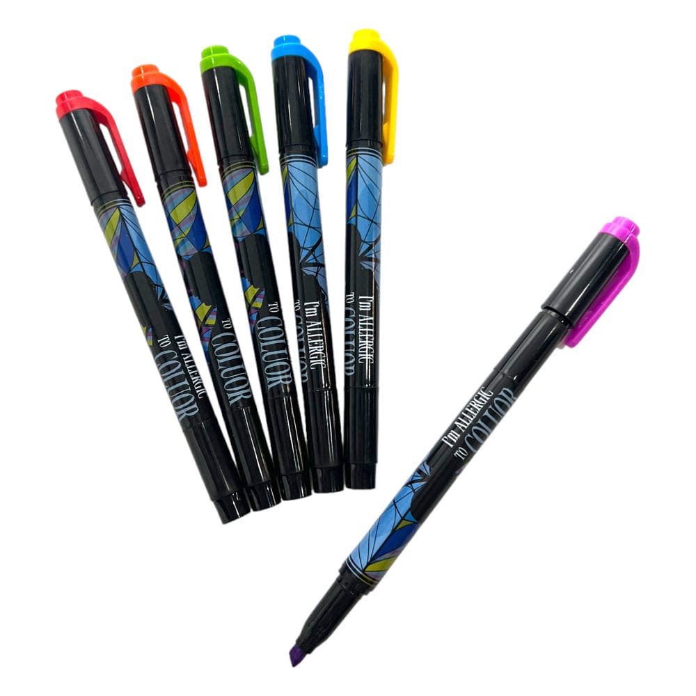 Wednesday Textmarker 6-er Pack - Versand: 7 Tage nach Bestellung