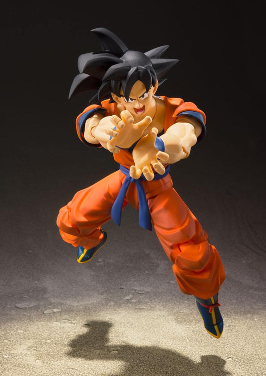 Dragon Ball Z S.H. Figuarts Actionfigur Son Goku (A Saiyan Raised On Earth) 14 cm - Preorder - ETA: 05.01.2026