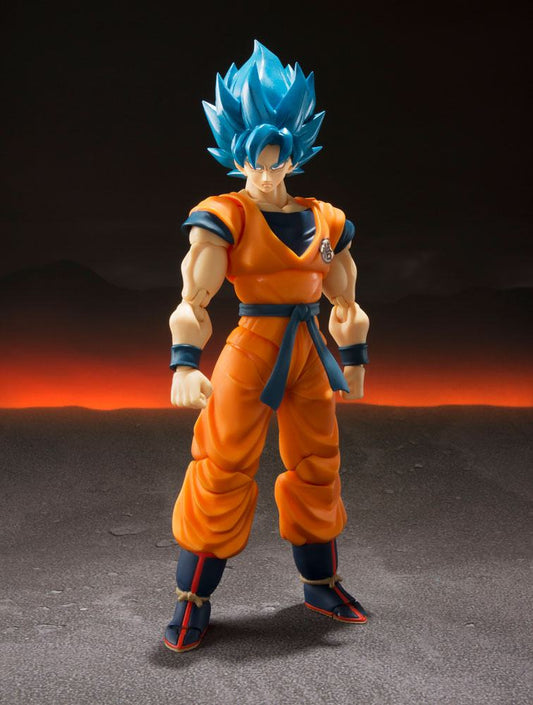 Dragon Ball Super Broly S.H. Figuarts Actionfigur Super Saiyajin God Super Saiyajin Goku Super 14 cm  - Versand: 5-7 Tage nach Bestellung