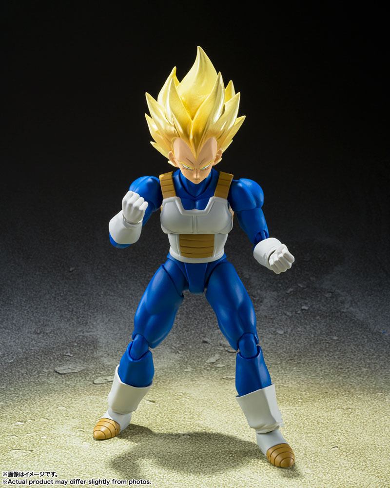 Dragon Ball Z S.H. Figuarts Actionfigur Super Saiyan Vegeta (Awakened Super Saiyan Blood) 14 cm - Preorder - ETA: 19.11.2025