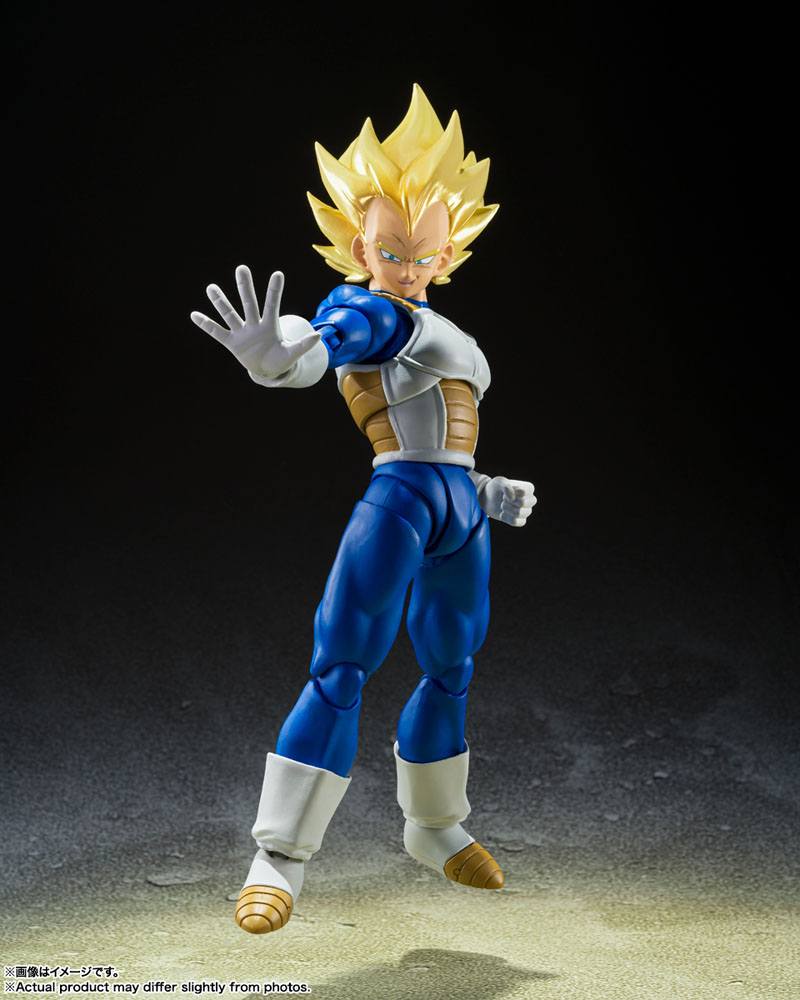 Dragon Ball Z S.H. Figuarts Actionfigur Super Saiyan Vegeta (Awakened Super Saiyan Blood) 14 cm - Preorder - ETA: 19.11.2025