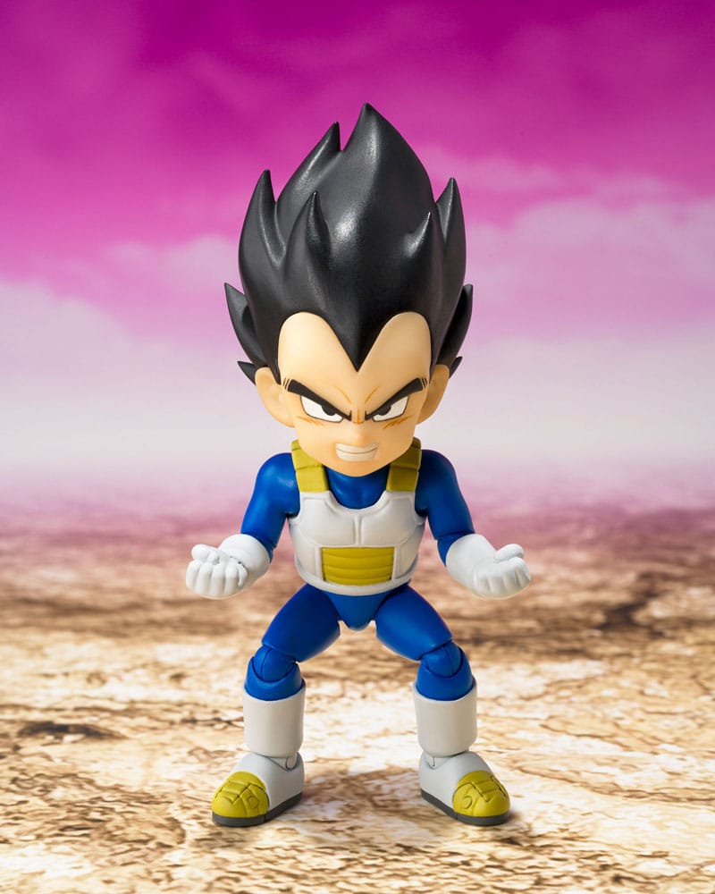Dragon Ball Daima S.H.Figuarts Actionfigur Vegeta Mini 7 cm - Versand: 5-7 Tage nach Bestellung