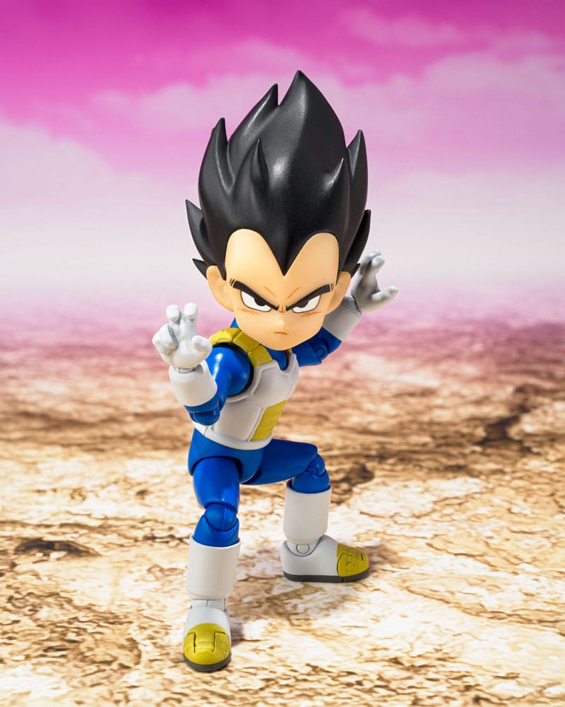 Dragon Ball Daima S.H.Figuarts Actionfigur Vegeta Mini 7 cm - Versand: 5-7 Tage nach Bestellung