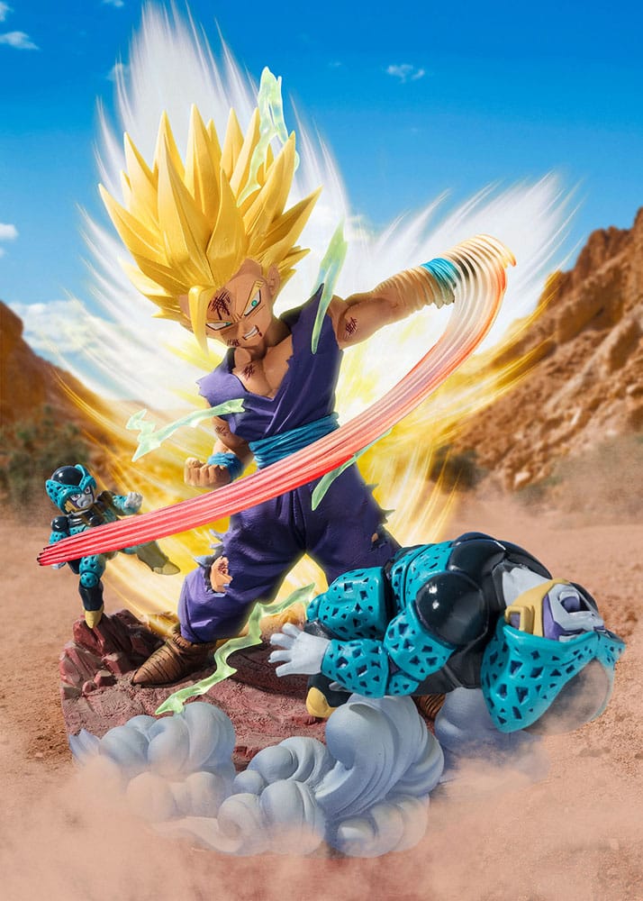 Dragon Ball FiguartsZERO Extra Battle PVC Statue Super Saiyan 2 Son Gohan -Anger Exploding Into Power- 20 cm - Versand: 5-7 Tage nach Bestellung