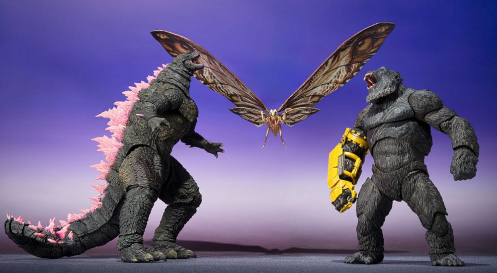 Godzilla x Kong: The New Empire S.H. Monster Arts Actionfiguren 2er-Pack Suko & Mothra - Versand: 5-7 Tage nach Bestellung