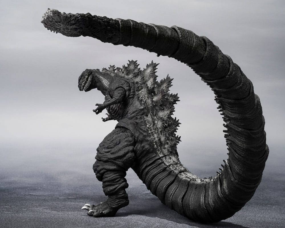 Godzilla S.H. MonsterArts Actionfigur Godzilla (2016) The Fourth Orthochromatic Version 18 cm - Versand: 5-7 Tage nach Bestellung