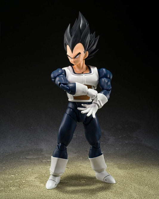 Dragon Ball S.H. Figuarts Actionfigur Vegeta Old Battle Clothes 14 cm       - Versand: 5-7 Tage nach Bestellung