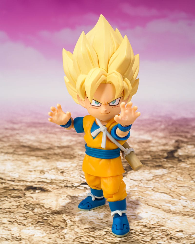 Dragon Ball S.H.Figuarts Actionfigur Super Saiyan Son Goku (mini) Daima 8 cm - Preorder - ETA: 21.09.2025