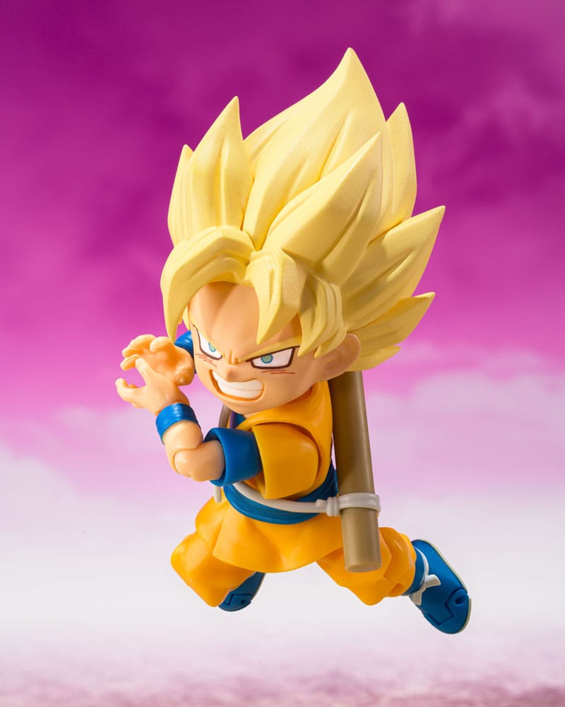 Dragon Ball S.H.Figuarts Actionfigur Super Saiyan Son Goku (mini) Daima 8 cm - Preorder - ETA: 21.09.2025