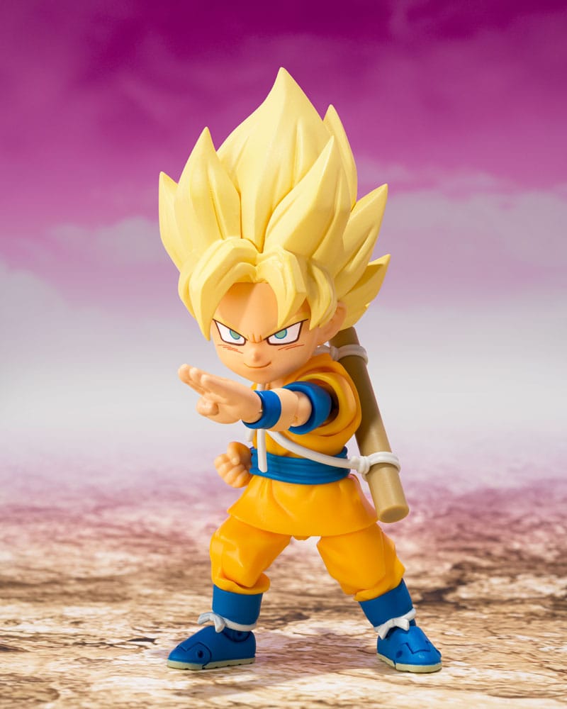Dragon Ball S.H.Figuarts Actionfigur Super Saiyan Son Goku (mini) Daima 8 cm - Preorder - ETA: 21.09.2025