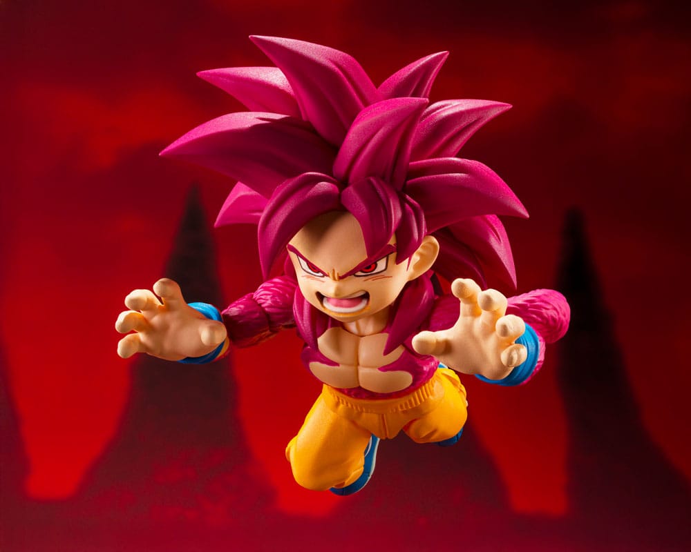 Dragon Ball Daima S.H.Figuarts Actionfigur Super Saiyan Level 4 Son Goku (mini) 8 cm - Preorder - ETA: 25.02.2026
