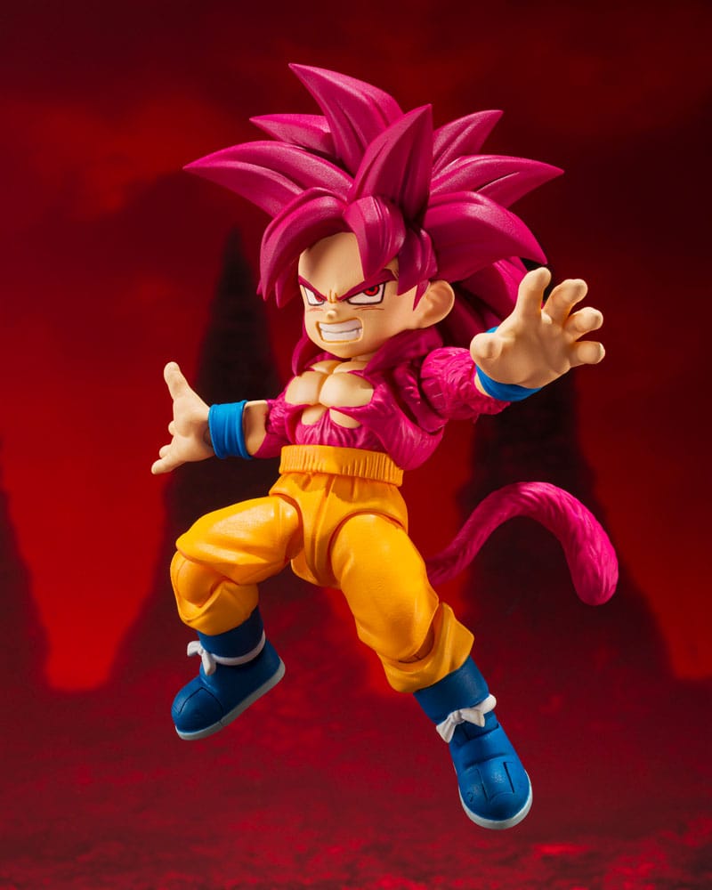Dragon Ball Daima S.H.Figuarts Actionfigur Super Saiyan Level 4 Son Goku (mini) 8 cm - Preorder - ETA: 25.02.2026