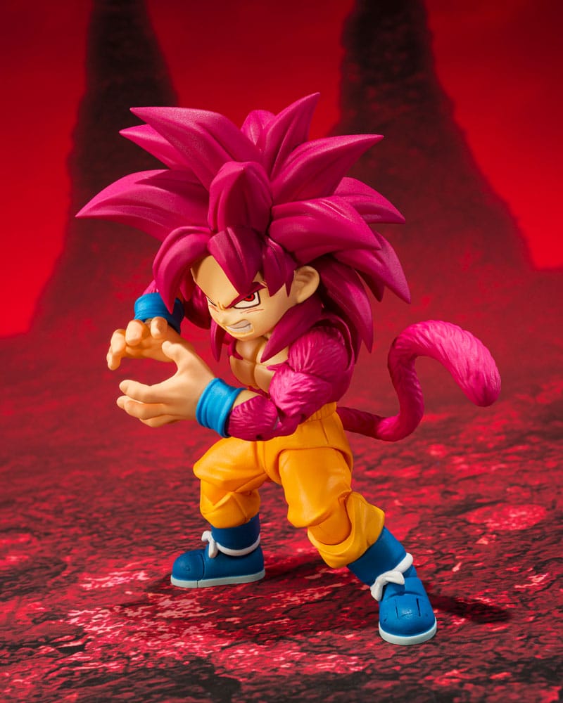 Dragon Ball Daima S.H.Figuarts Actionfigur Super Saiyan Level 4 Son Goku (mini) 8 cm - Preorder - ETA: 25.02.2026