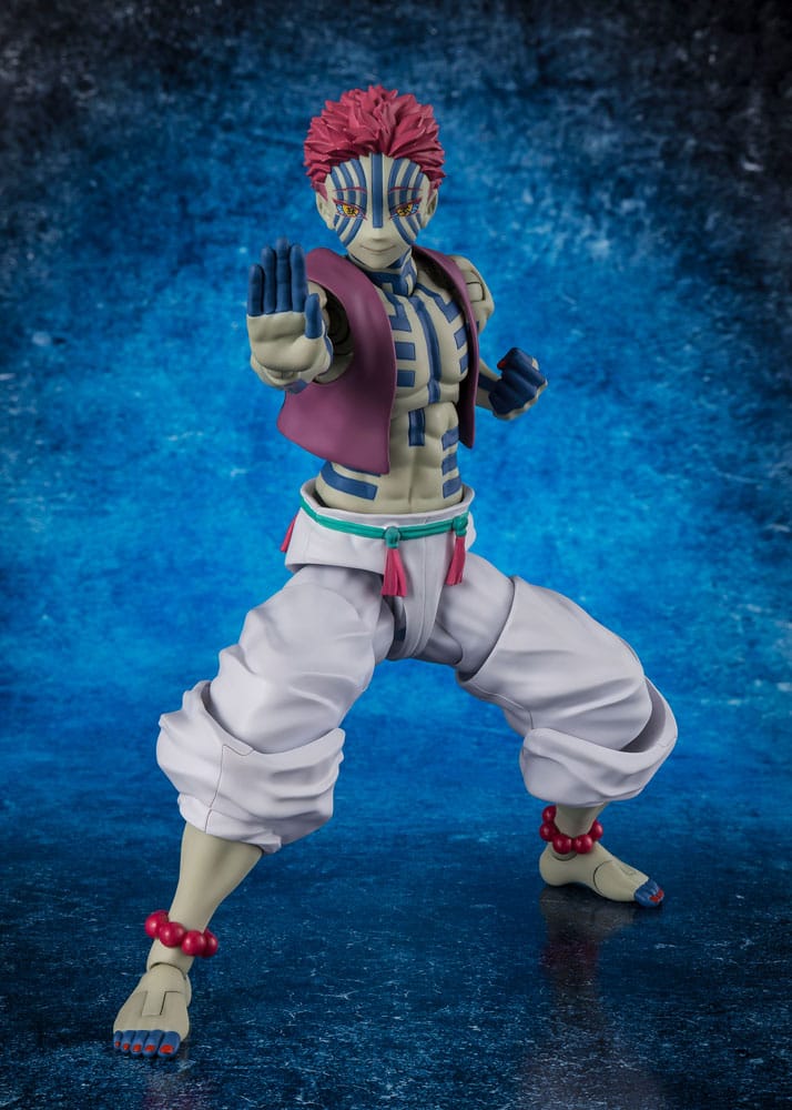 Demon Slayer: Kimetsu no Yaiba S.H.Figuarts Actionfigur Akaza 15 cm - Versand: 5-7 Tage nach Bestellung