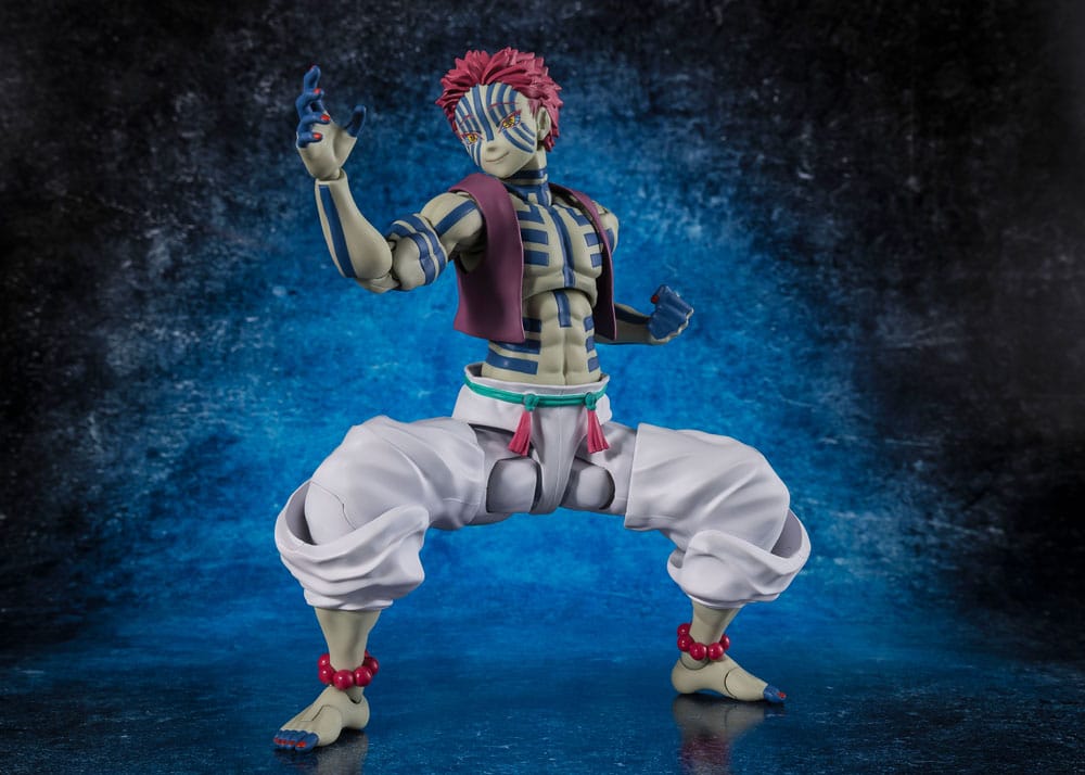 Demon Slayer: Kimetsu no Yaiba S.H.Figuarts Actionfigur Akaza 15 cm - Versand: 5-7 Tage nach Bestellung