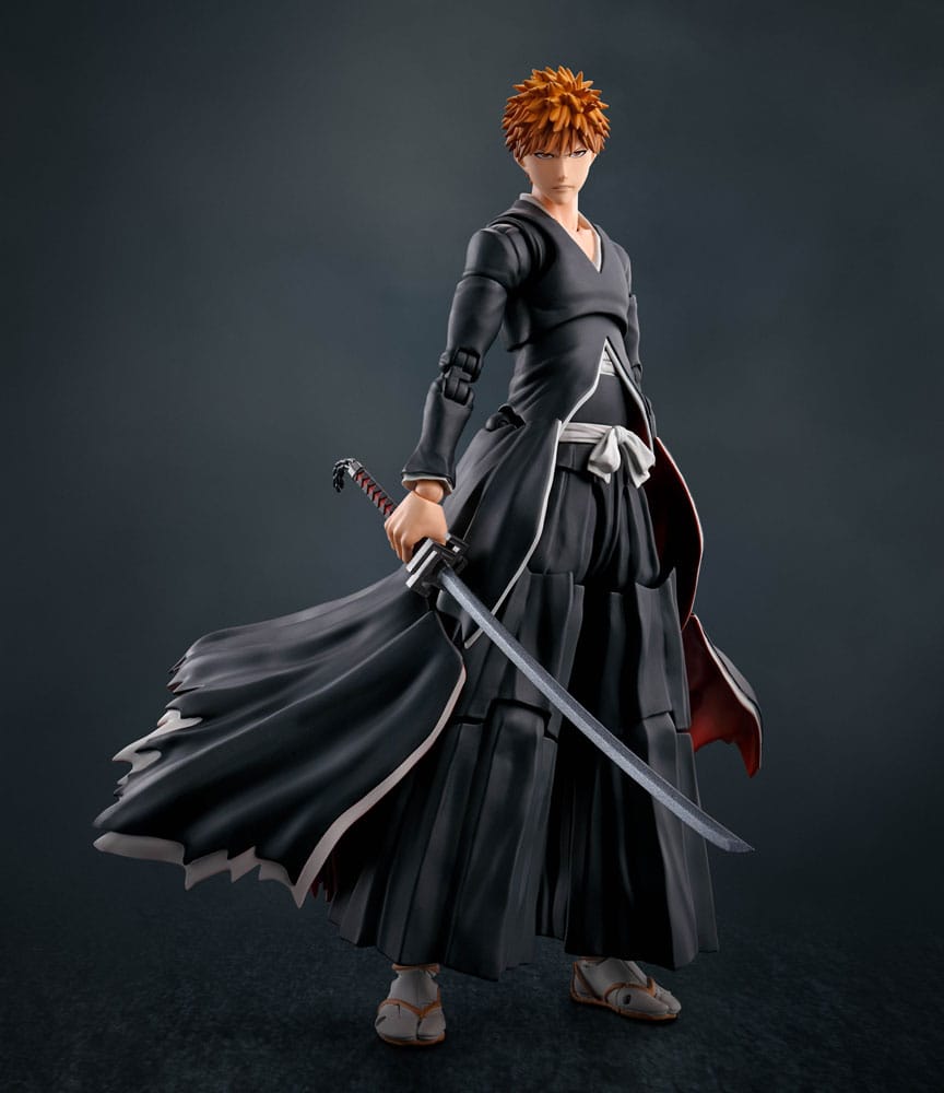 Bleach S.H. Figuarts Actionfigur Ichigo Kurosaki Getsugatensho 16 cm - Versand: 5-7 Tage nach Bestellung