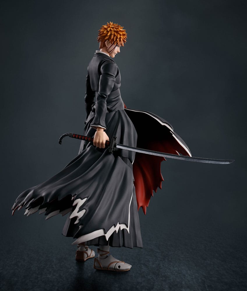 Bleach S.H. Figuarts Actionfigur Ichigo Kurosaki Getsugatensho 16 cm - Versand: 5-7 Tage nach Bestellung