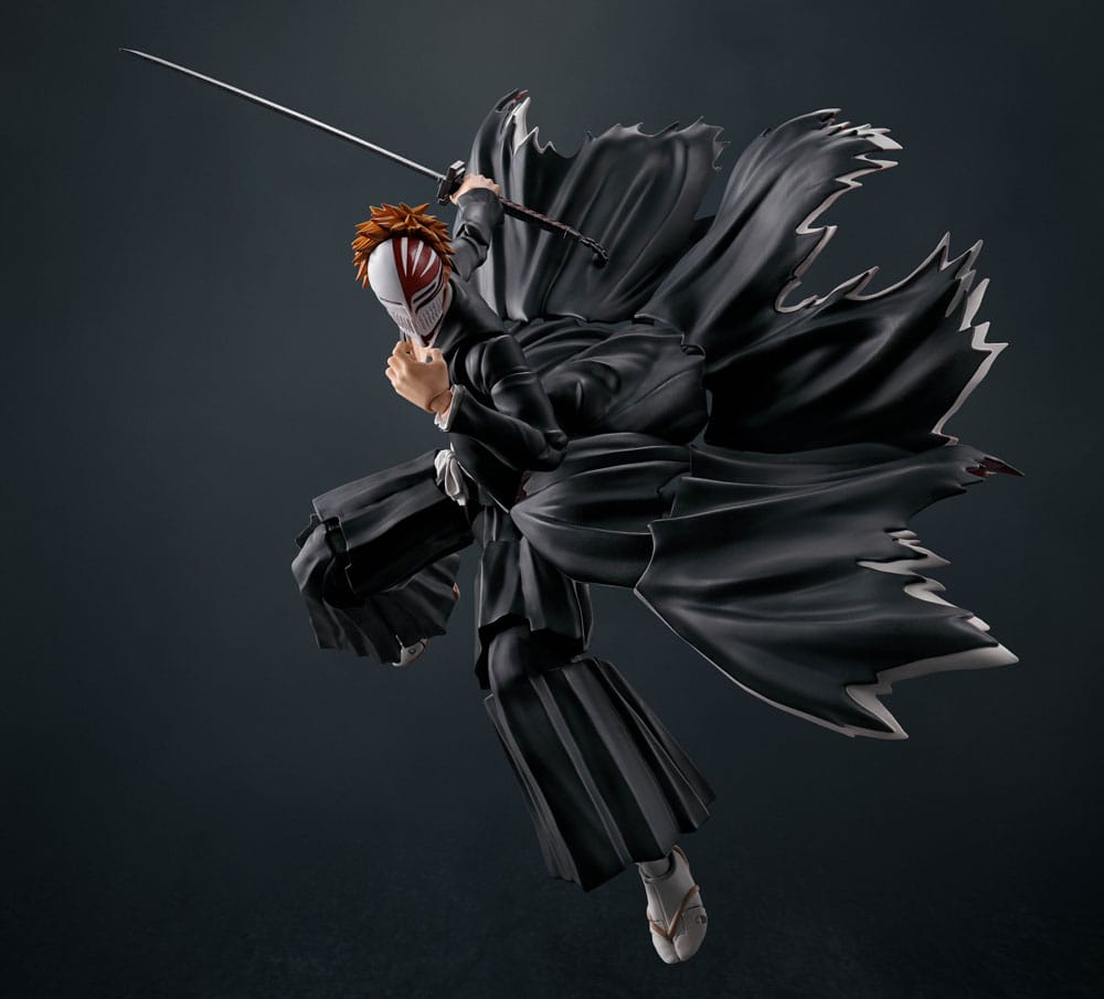 Bleach S.H. Figuarts Actionfigur Ichigo Kurosaki Getsugatensho 16 cm - Versand: 5-7 Tage nach Bestellung