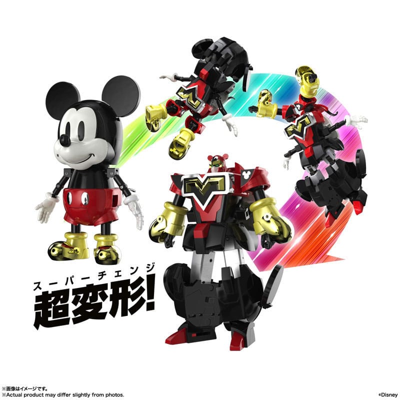 Disney Soul of Chogokin Diecast Actionfigur Super Change Mickey Mouse by Kunio Okawara 13 cm - Preorder - ETA: 25.10.2025