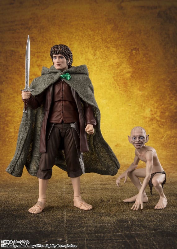 Herr der Ringe S.H. Figuarts Actionfiguren Frodo Beutlin & Gollum - Versand: 5-7 Tage nach Bestellung