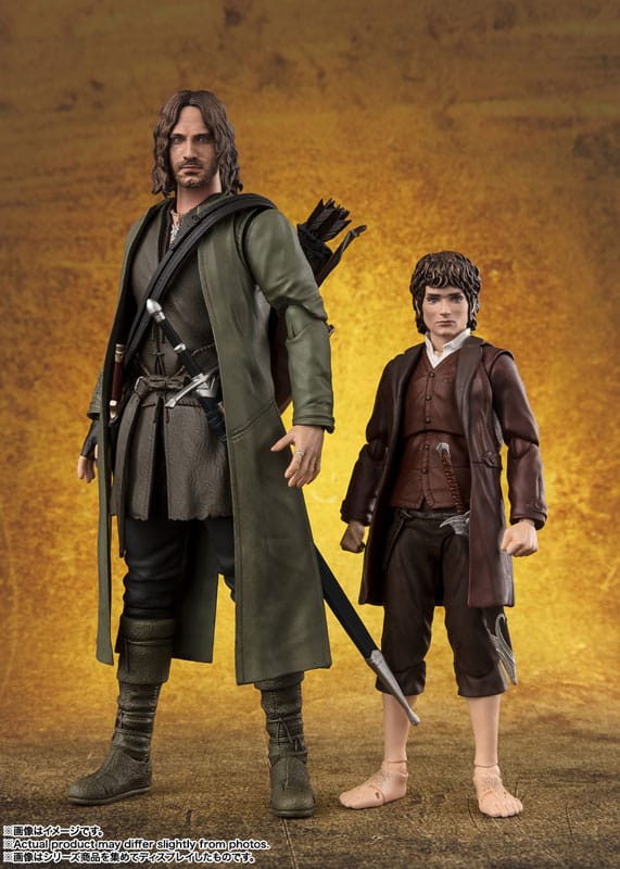 Herr der Ringe S.H. Figuarts Actionfiguren Frodo Beutlin & Gollum - Versand: 5-7 Tage nach Bestellung