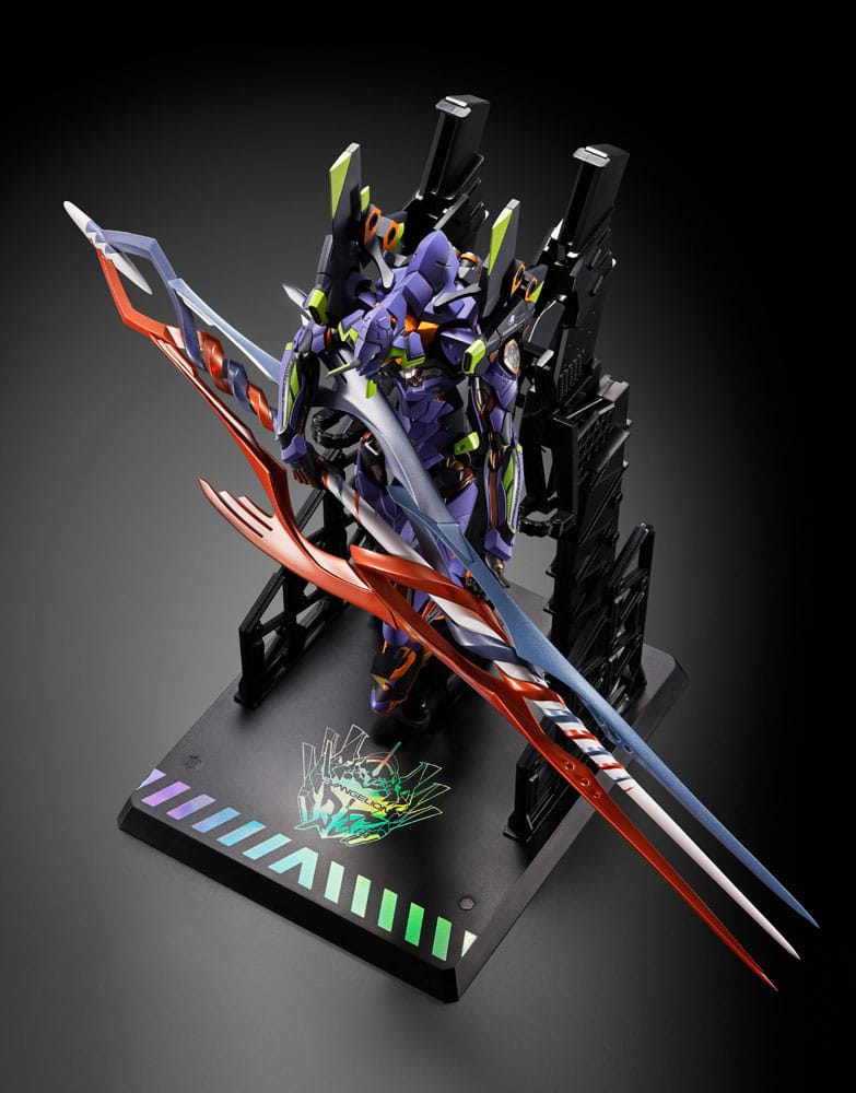 Neon Genesis Evangelion Metal Build Diecast Actionfigur Eva Test Type-01 30th with the Spear of Gaius 22 cm - Preorder - ETA: 25.01.2026