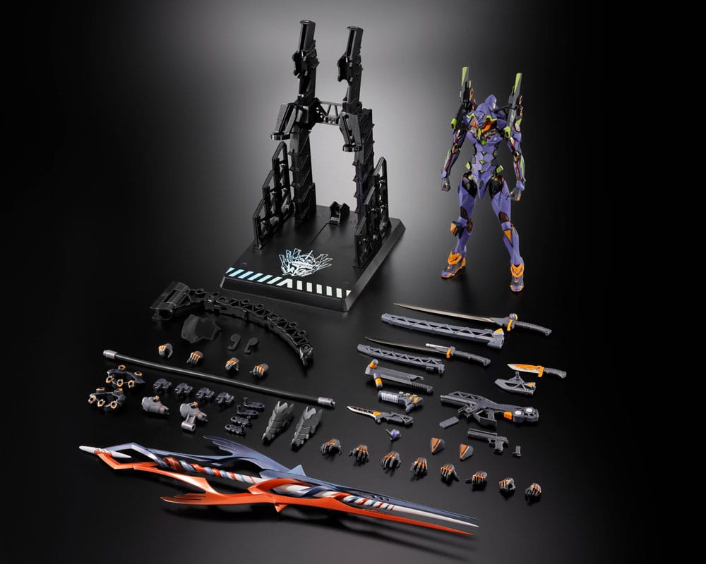 Neon Genesis Evangelion Metal Build Diecast Actionfigur Eva Test Type-01 30th with the Spear of Gaius 22 cm - Preorder - ETA: 25.01.2026