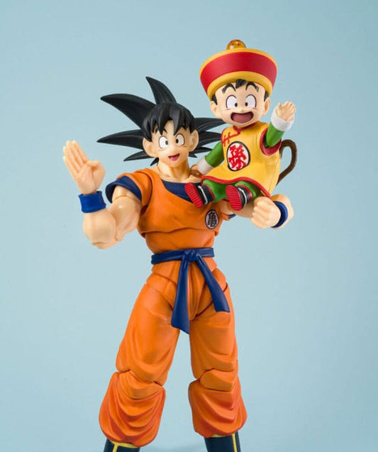 Dragon Ball S.H.Figuarts Actionfigur Son Goku & Son Gohan Kid & Kintoun 14 cm & 6 cm - Preorder - ETA: 25.05.2026