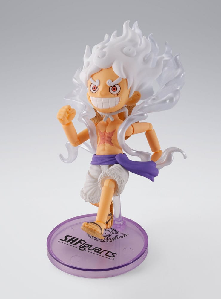 One Piece World Collactable Figures x S.H. Figuarts Actionfigur Monkey D. Ruffy Gear 5 8 cm - Preorder - ETA: 25.03.2026