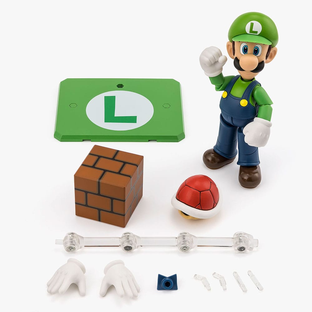 Super Mario S.H. Figuarts Actionfigur Luigi 11 cm - Preorder - ETA: 25.04.2026